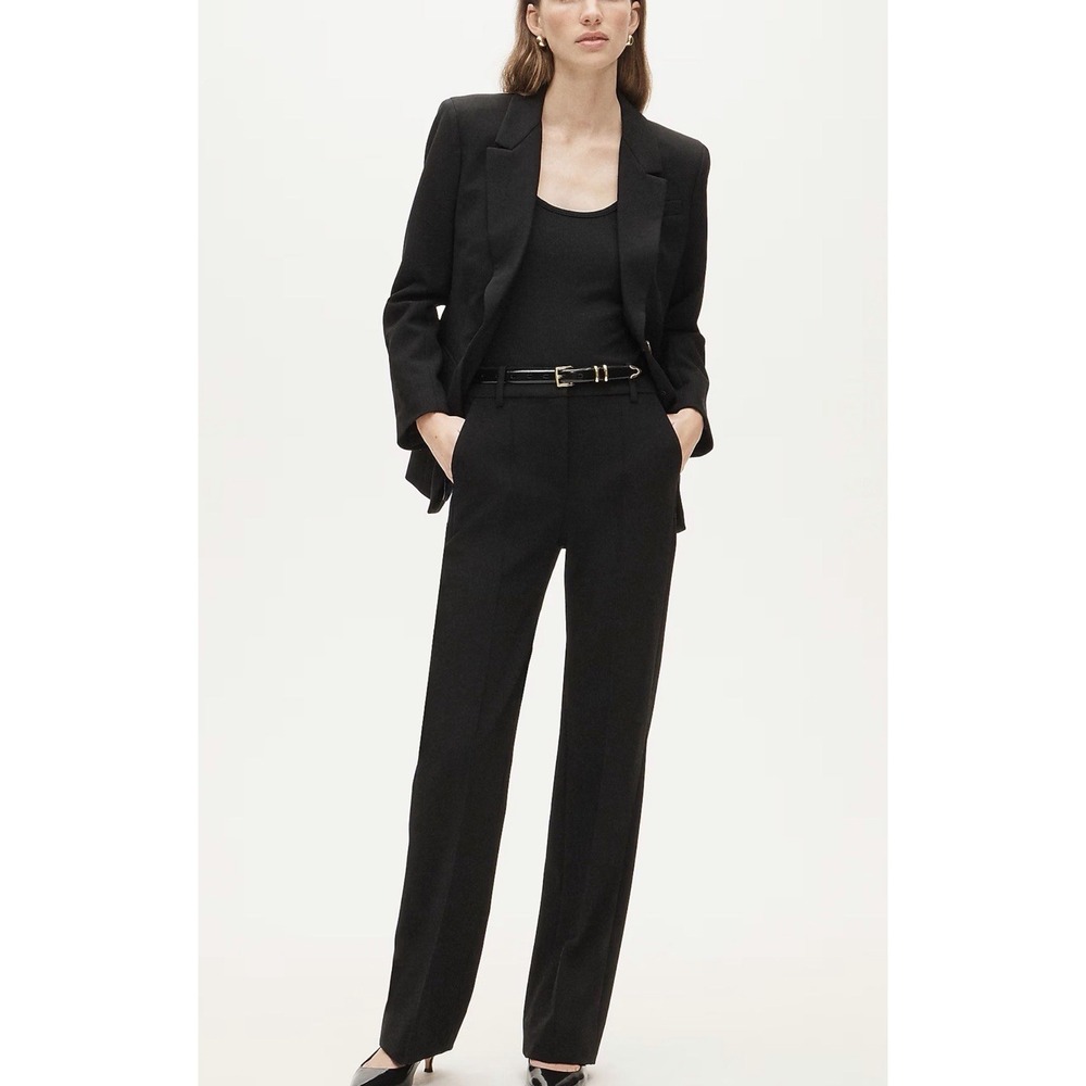 J CREW Natalia pant in four-season stretch Black Size 10 $158 CC477